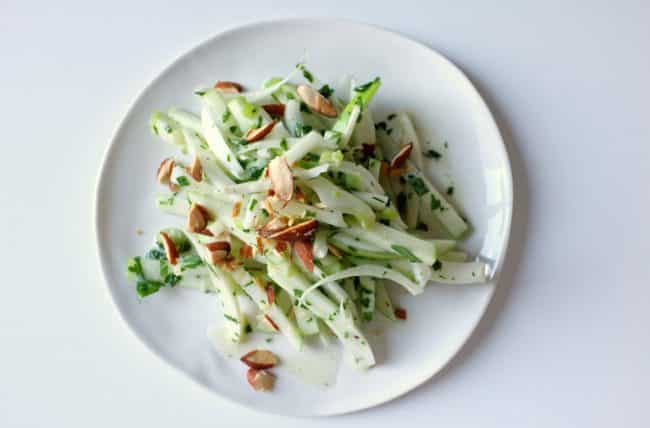 Crisp Apple and Fennel Salad with Mint and Almonds OCT2017 SQ CC