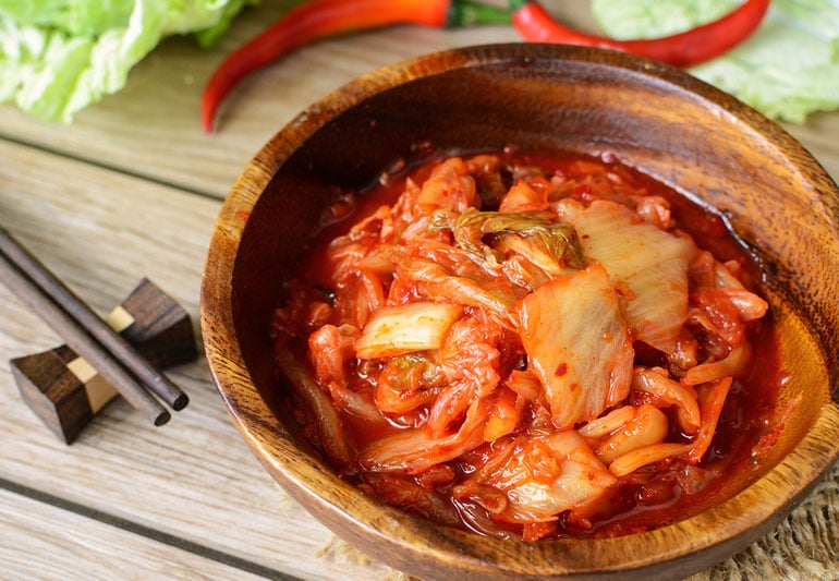 Kimchi kausis.