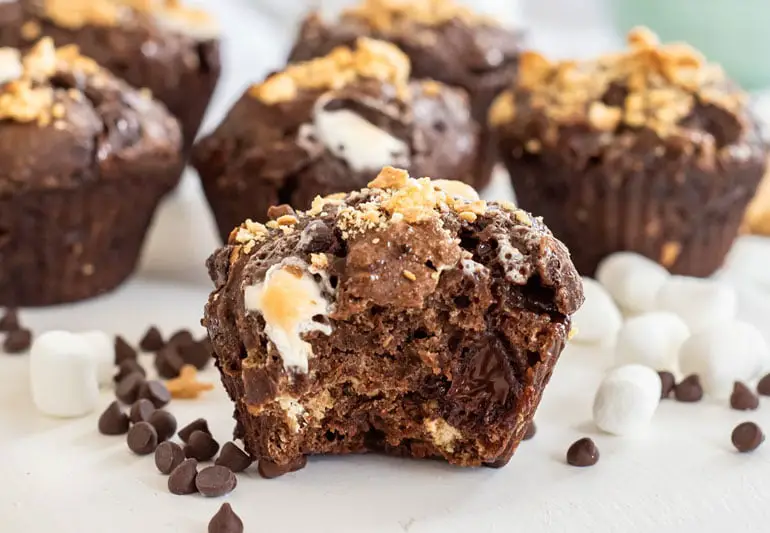 s'mores muffinid