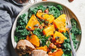 grilled butternut Squash Kale Meal 1280327917 770x533 1 650x428